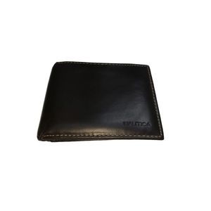 New Mens Wallet Brown Dark leather Nordica